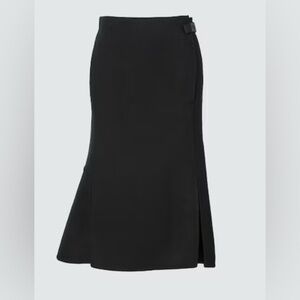 UNIQLO +J Double Face Black Wool Skirt Pocket